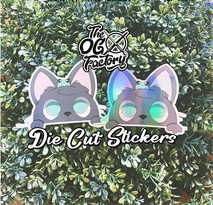 100 DIE CUT STICKERS FOR $10 ( 2 INCH )