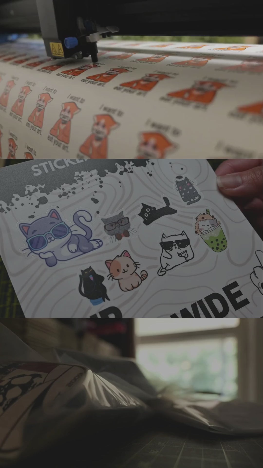 100 DIE CUT STICKERS FOR $10 ( 2 INCH )