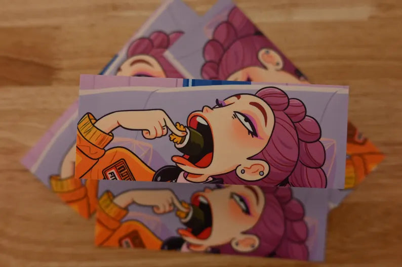 kpop demon hunter Anime peeker sticker  bumper 2 stickers