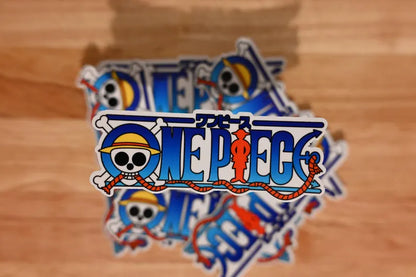 One piece Anime peeker sticker  bumper 2 stickers